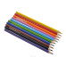 Карандаши цветные утолщенные Faber-Castell jumbo 10 цветов трехгранные + точилка, 116510