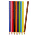 Олівці кольорові потовщені Faber-Castell jumbo 10 кольорів тригранні + точила, 116510