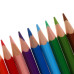 Карандаши цветные Faber-Castell 12 цветов трехгранные + точилка, 120523