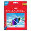 Карандаши цветные Faber-Castell 24 цвета трехгранные + точилка, 120524