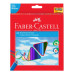 Олівці кольорові Faber-Castell 24 кольори тригранні + точила, 120524