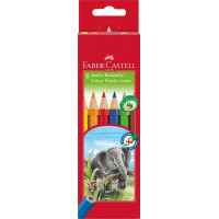 Карандаши цветные утолщенные Faber-Castell jumbo, 6 цветов ,111206