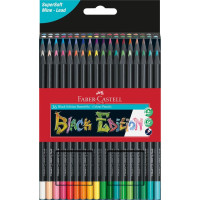 Олівці кольорові Faber-Castell Black Edition colour pencils 36 кольорів тригранні чорне дерево, 116436