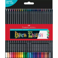 Карандаши цветные Faber-Castell Black Edition 24 цвета трехгранные 116424