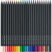 Карандаши цветные Faber-Castell Black Edition 24 цвета трехгранные 116424