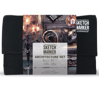 Комплект маркерів SketchMarker Архітектура, 24 шт, SM-24ARCH