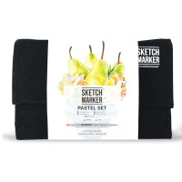 Маркери Sketchmarker в наборі Pastel set 24 - Пастельні тони - 24 маркери + сумка органайзер - арт-24past