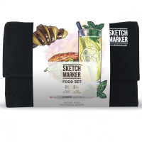 Набір маркерів SketchMarker Їжа, 24 шт, SM-24FOOD