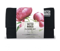Набор маркеров SketchMarker Цветы, 24 шт, SM-24FLOW