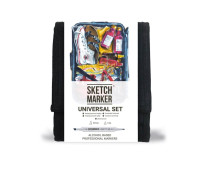 Маркеры SketchMarker набор 12 шт Universal, Универсальный, SM-12UNI