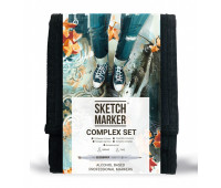 Маркеры SketchMarker набор 12 шт Complex, Комплекс, SM-12COMPX