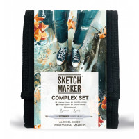 Маркери SketchMarker набір 12 шт Complex, Комплекс, SM-12COMPX