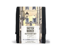 Маркеры SketchMarker набор 12 шт Outdoor, Пленэр, SM-12OUTD