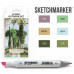 Маркери SketchMarker набір 6 шт, Outdoor, Пленер SM-6OUTD
