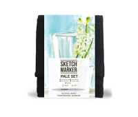 Маркеры SketchMarker набор 12 шт Pale, Бледные тона, SM-12PALE