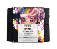 Маркеры SketchMarker набор 36 шт People, Люди SM-36PEOP