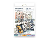 Маркеры SketchMarker Outdoor, 10 шт (линер + скетчбук), SM-10OUTD