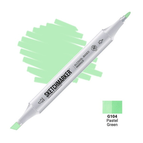 Маркер Sketchmarker G94 Pastel Green - Пастельный зелёный - арт-SM-G94