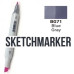 Маркер SketchMarker BG71 Синее-серый SM-BG71