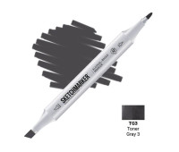 Маркер SketchMarker TG3 Тонований сірий 3 SM-TG3