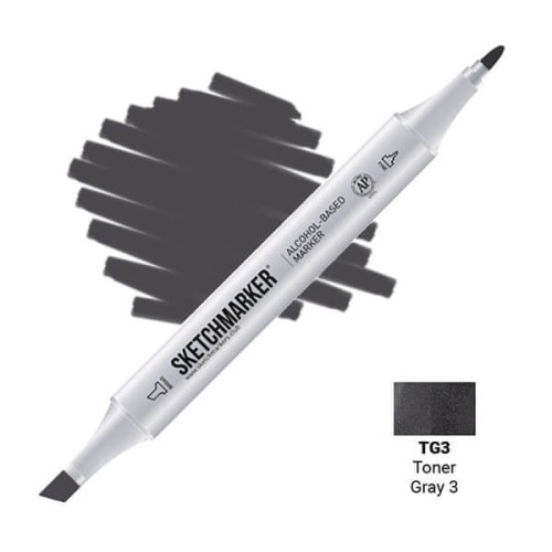 Маркер SketchMarker TG3 Тонированный серый 3 SM-TG3