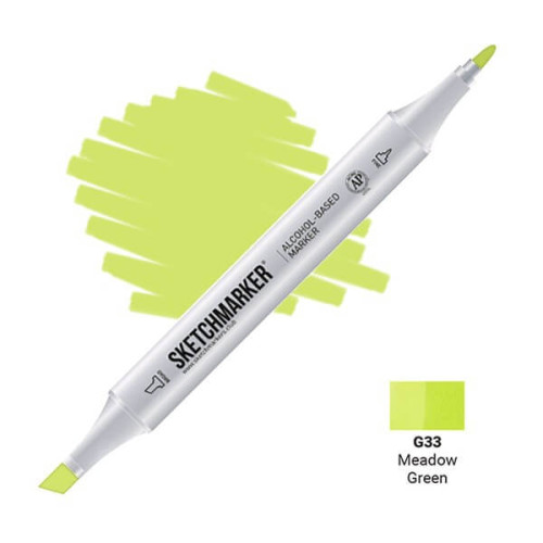 Маркер SketchMarker G33 Зеленый луг SM-G33