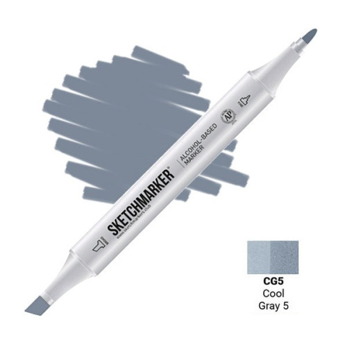 Маркер SketchMarker CG5 Прохладный серый 5 SM-CG5