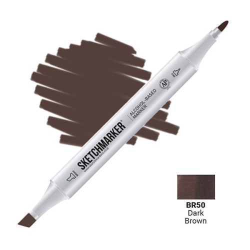 Маркер SketchMarker BR50 Темно-коричневый SM-BR50