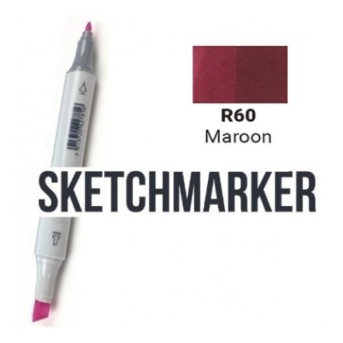 Маркер Sketchmarker R60 Maroon (Темно-бордовый) SM-R60