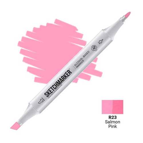 Маркер Sketchmarker R23 Salmon Pink (Розовый лососевый) SM-R23