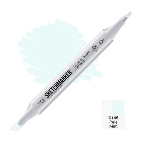 Маркер Sketchmarker G165 Pale Mint (Бледная мята) SM-G165