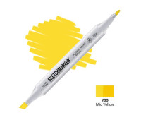 Маркер Sketchmarker Y33 Mid Yellow (Середній жовтий) SM-Y33