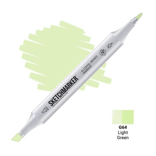Маркер Sketchmarker G64 Light Green (Светло зеленый) SM-G64