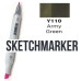 Маркер Sketchmarker Y110 Army Green (Армейский зелёный) SM-Y110