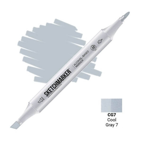 Маркер Sketchmarker CG7 Cool Gray 7 (Прохладный серый 7) SM-CG7