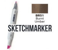Маркер Sketchmarker BR51 Burnt Umber (Палена умбра) SM-BR51