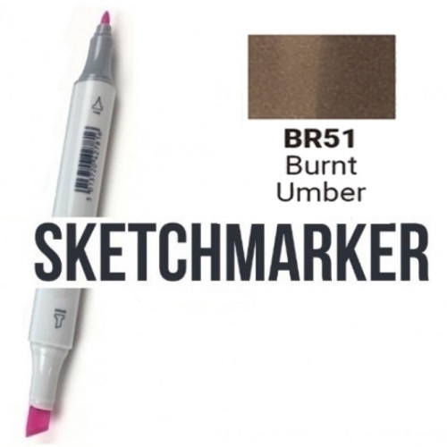 Маркер Sketchmarker BR51 Burnt Umber (Палена умбра) SM-BR51
