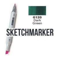 Маркер Sketchmarker G120 Dark Green (Темный зеленый) SM-G120