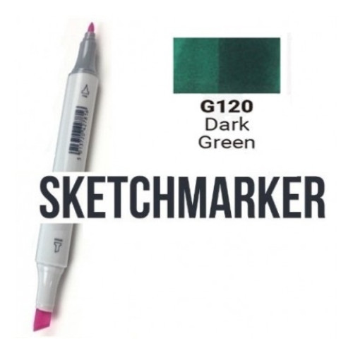 Маркер Sketchmarker G120 Dark Green (Темный зеленый) SM-G120
