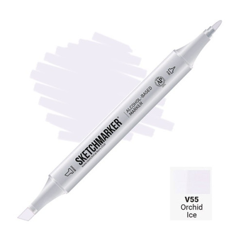 Маркер Sketchmarker V55 Orchid Ice (Фиолетовый лед) SM-V55