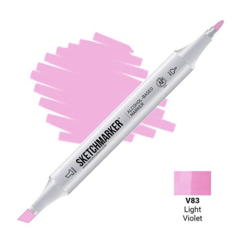 Маркер Sketchmarker V83 Light Violet (Светло фиолетовый) SM-V83