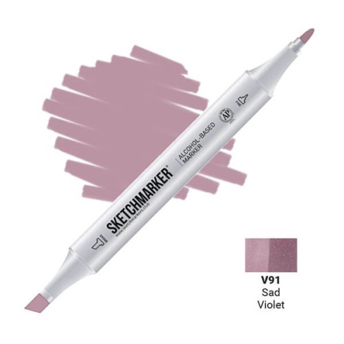 Маркер Sketchmarker V91 Sad Violet (Тусклый фиолетовый) SM-V91