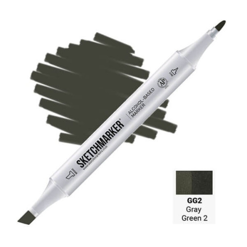 Маркер Sketchmarker GG2 Gray Green 2 (Серо-зелёный 2) SM-GG2