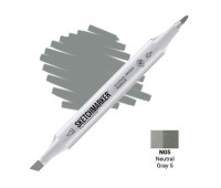 Маркер Sketchmarker NG5 Neutral Gray 5 (Нейтральный серый 5) SM-NG5