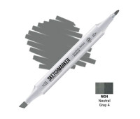 Маркер Sketchmarker NG4 Neutral Gray 4 (Нейтральный серый 4) SM-NG4