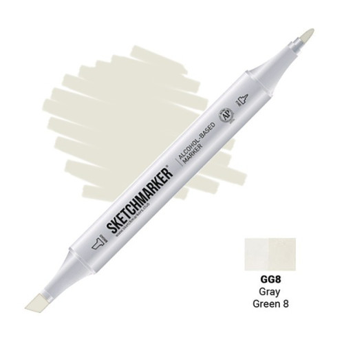 Маркер Sketchmarker GG8 Gray Green 8 (Сіро-зелений 8) SM-GG8