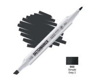 Маркер Sketchmarker SG2 Simple Gray 2 (Простой серый 2) SM-SG2