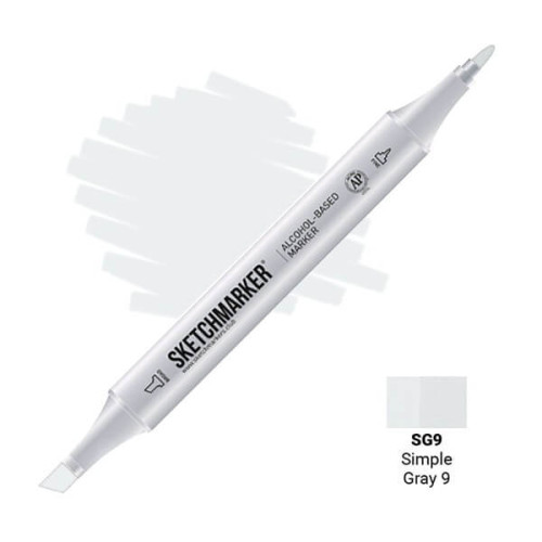 Маркер Sketchmarker SG9 Simple Gray 9 (Простой серый 9) SM-SG9