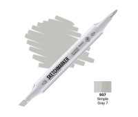 Маркер Sketchmarker SG7 Simple Gray 7 (Простой серый 7) SM-SG7