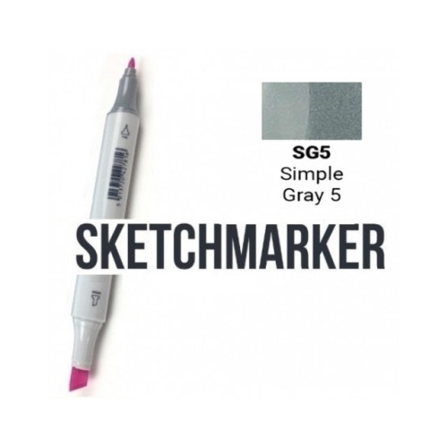 Маркер Sketchmarker SG5 Simple Gray 5 (Простой серый 5) SM-SG5